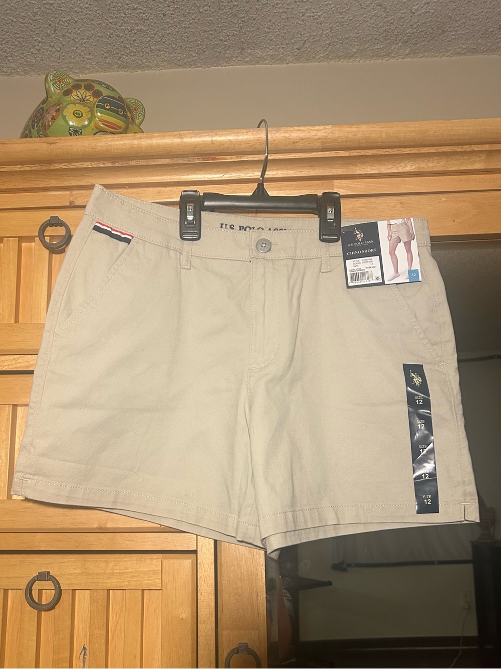 U.S. Polo Assn. Light Beige Chino Shorts size 12